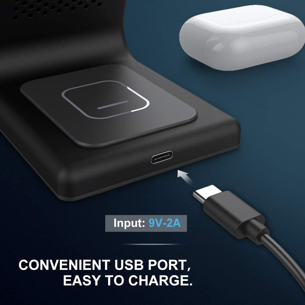 Charge Future 4x Speed 3-In-1 Wireless Charging Station